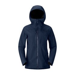 Norrona Lofoten GoreTex Insulated Jacket Women's in Indigo Night Blue